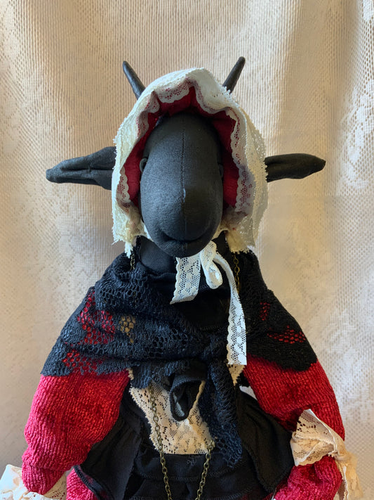 Nanny Marella Goat Art Doll
