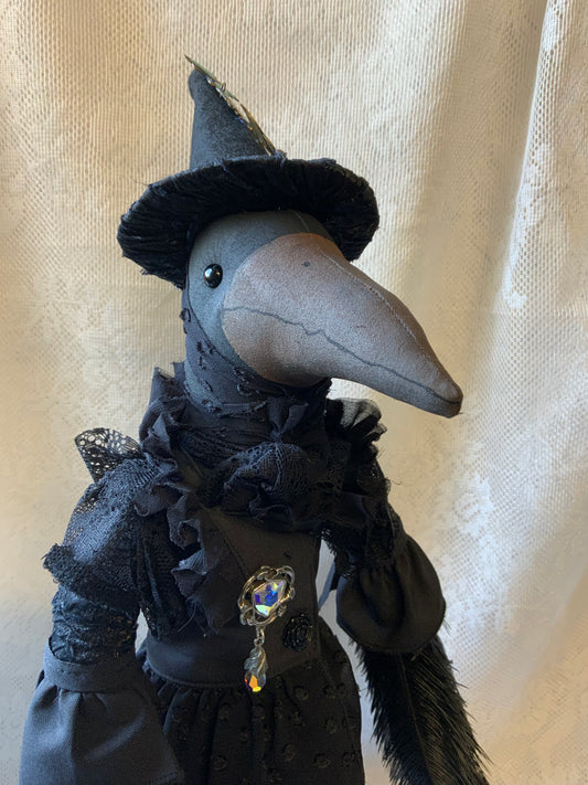 Shadow Crow Art Doll